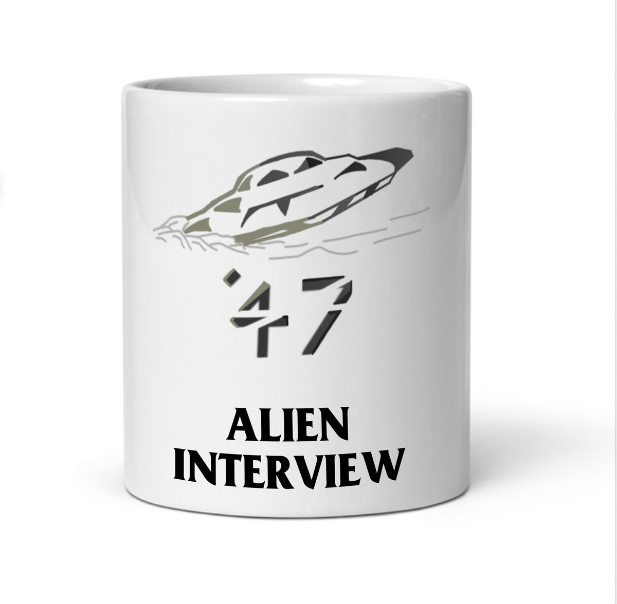 Roswell Crash '47 UFO Ceramic Mug